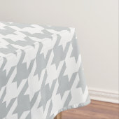 シックな灰色のドグ千鳥格子のウトースパタ テーブルクロス (インサイチュ)