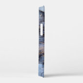 シックな灰色のネイビーブルー大理石 Case-Mate iPhoneケース (裏面 / 右)