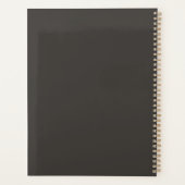 シックな無結婚力のプランチャークID1020 プランナー手帳 (裏面)