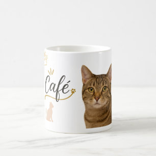 シックな猫カフェヴィーベムグキュートコーヒーラバーデザイン コーヒーマグカップ