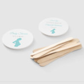 シックな男の子の赤ちゃんシャワー妊婦ベビーバンプ ハンドファン (組立なし)