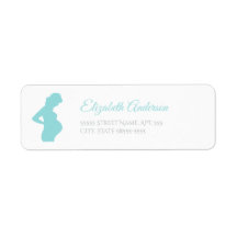 シックな男の子の赤ちゃんシャワー妊婦ベビーバンプ