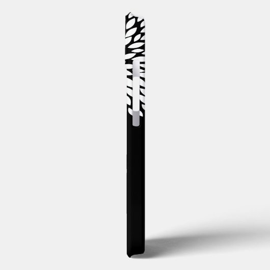 シックな白い花 Case-Mate iPhoneケース (裏面 / 左)