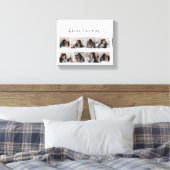 シックな白い黒台写真義母マザーズの日 キャンバスプリント (インサイチュ (寝室))