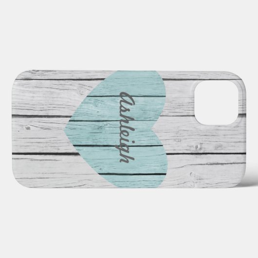 シックな白素朴木材 Case-Mate iPhoneケース (裏面 (横))