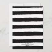 シックな白黒の金ゴールドの写真の休日カード シーズンカード (裏面)