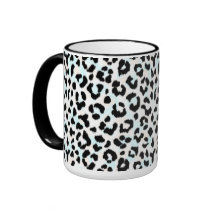 シックな白黒チータのプリント