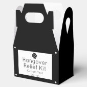 シックな白黒ハングオーバーレリーフ、 浮き彫りキットフェイスボックス フェイバーボックス (オープン)