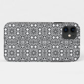 シックな白黒華美パターンアクセサリトレンディー Case-Mate iPhoneケース (裏面(横))