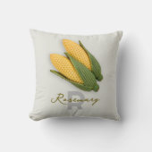 シックな祖母のガーデンクロシェモダントコーン名 クッション (正面)