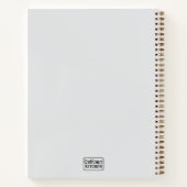 シックな祖母のガーデンクロシェモダントコーン名 ノートブック (裏面)