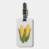 シックな祖母のガーデンクロシェモダントコーン名 ラゲッジタグ (正面縦)