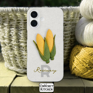 シックな祖母のガーデンクロシェモダントコーン名 iPhone 16ケース