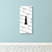 シックな神秘的な キャンバスプリント (インサイチュ (ウッドフロア))