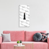 シックな神秘的な キャンバスプリント (インサイチュ (リビング))