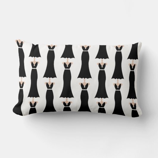 シックな神秘的な ランバークッション (正面)