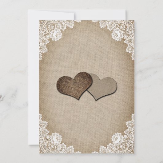 シックな素朴ヴィンテージラップアンドレースサンフラワー セーブザデート (裏面)