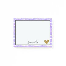 シックな紫色の水の色のストライプ