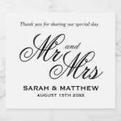 シックな結婚式パーティーのための低コストのビールボトルラベル ビールラベル (シングルラベル)