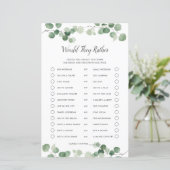 シックな緑のブライダルシャワーは、むしろゲームだろう (スタンド正面)