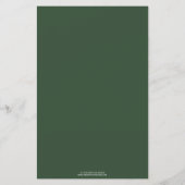 シックな緑のブライダルシャワーは、むしろゲームだろう (裏面)