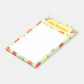 シックな緑のリストのアラーム ポストイット (アングル)