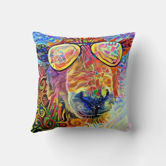 シックな羊 クッション (裏面)