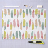 シックな羽 薄葉紙 (クラフト)