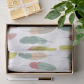 シックな羽 薄葉紙 (ギフト)