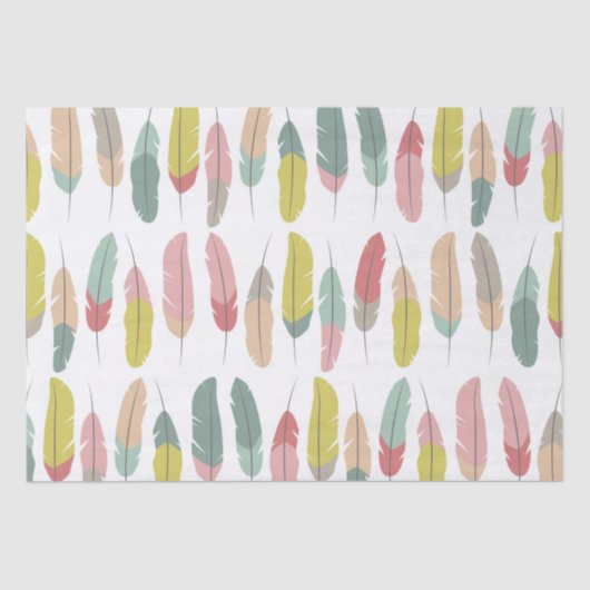 シックな羽 薄葉紙 (正面)