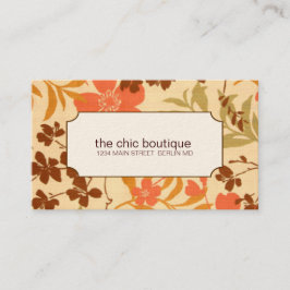 シックな花の名刺 名刺