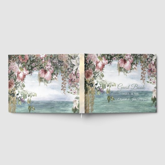 シックな花の海 ゲストブック (全面)