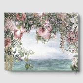 シックな花の海 ゲストブック (裏面)