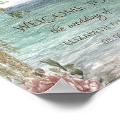 シックな花の海 ポスター (角)