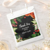 シックな花オレンジスライスベリー フェイバーバッグ (クリップ留めされた状態)