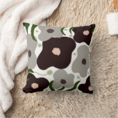 シックな花枕 クッション (ブランケット)