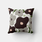 シックな花枕 クッション (裏面)