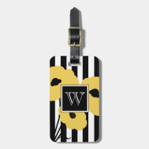 シックな荷物TAG_MODの黄色いケシ