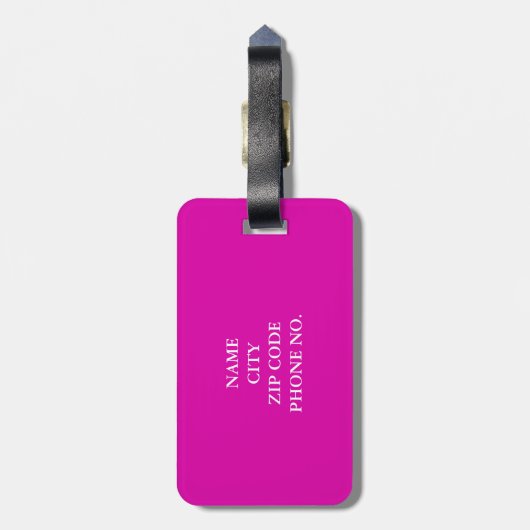 シックな荷物TAG_MODERNのパステル調の幾何学的 ラゲッジタグ (裏面縦)