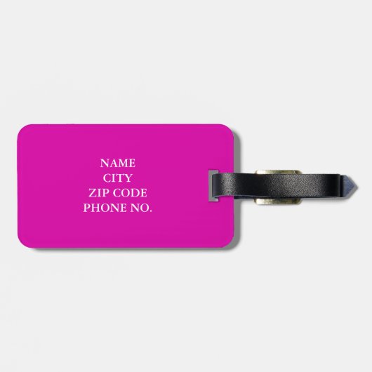 シックな荷物TAG_MODERNのパステル調の幾何学的 ラゲッジタグ (裏面横)