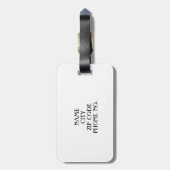 シックな荷物TAG_MR及びMRS_BLACK/WHITE ラゲッジタグ (裏面縦)
