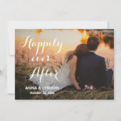 シックな華やかな | の写真の後に幸結婚福に 案内状 (正面)