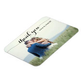 シックな華やかな |写真ありがとう マグネット (左側)