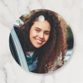 シックな葉のシダ多肉性の緑の葉の卒業 フェイバータグ (裏面)