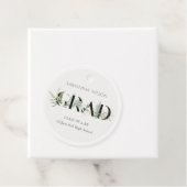 シックな葉のシダ多肉性の緑の葉の卒業 フェイバータグ (インサイチュ)