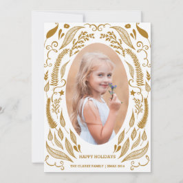 シックな葉 | 休日のフォトカード シーズンカード