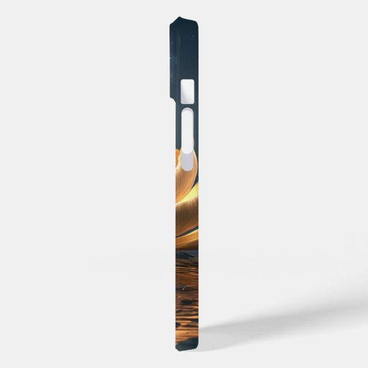 シックな蓮の花 Case-Mate iPhoneケース (裏面 / 左)