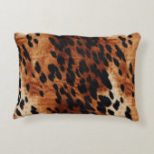 シックな西ブラウンコウィド アクセントクッション (裏面)