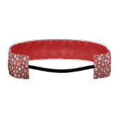 シックな調和'ヴィンテージイン赤' アスレチックヘッドバンド (裏面)