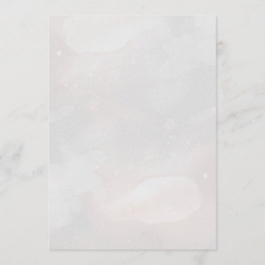 シックな赤いピンクのフローラとフェイク金ゴールド結婚式プログラム プログラム (裏面)